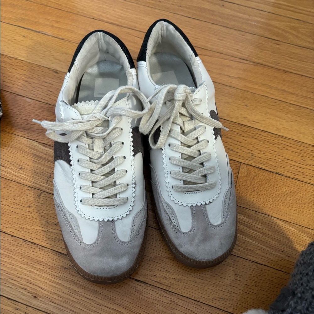 Dolce Vita White and Gray Women's Sneakers